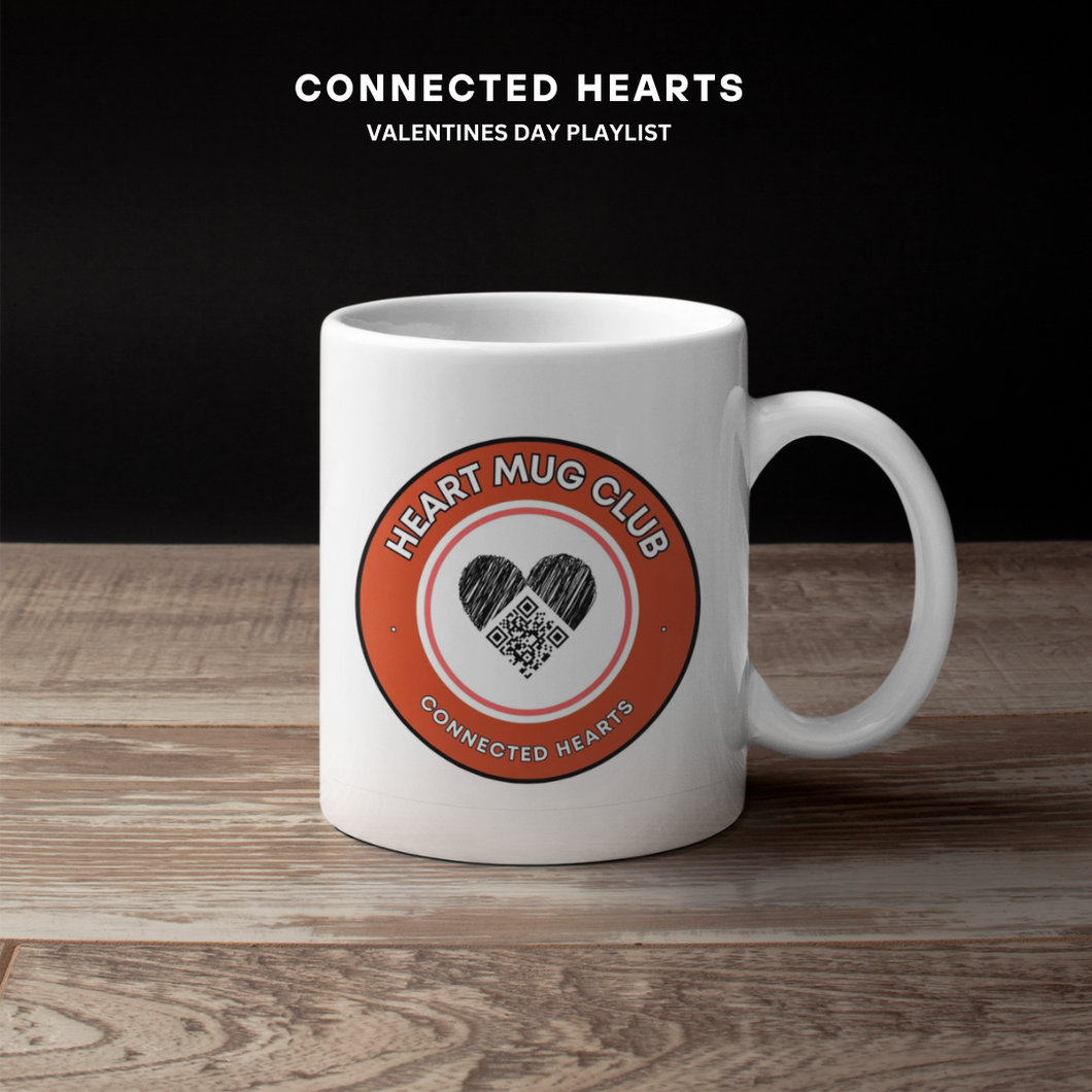 HMC - Connected Hearts Mug (Love Poem + Playlist)