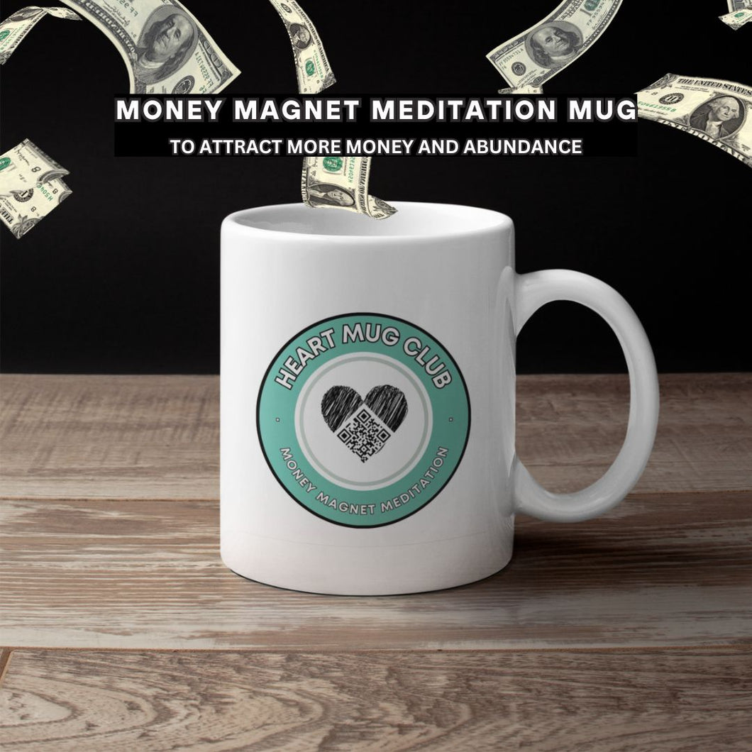 💸 Money Magnet Meditation Mug - Cafe Cloud Shop HMC